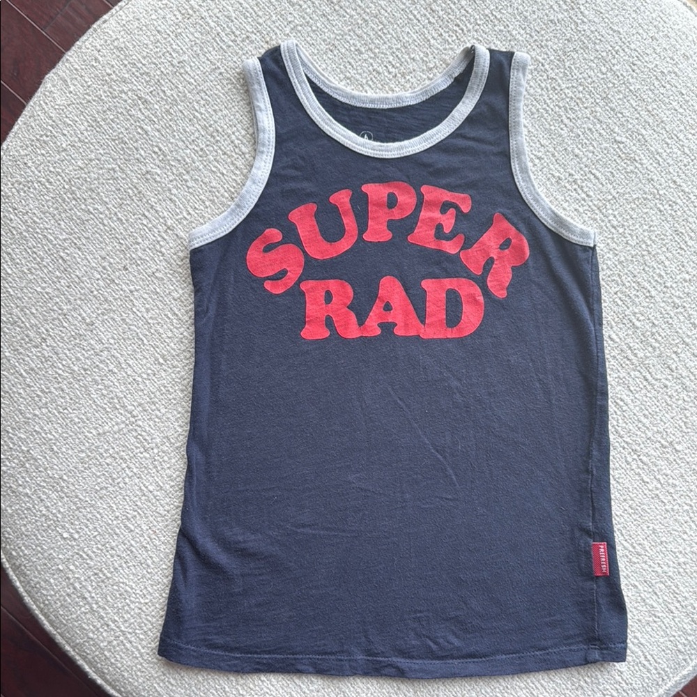 Prefresh Super Rad Kids Tank Top - Navy and Red